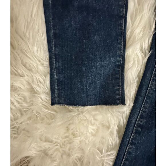 Frame Le Skinny De Jeanne Distressed Stretch Denim Jeans Park Jefferson Size 29 - Picture 12 of 12